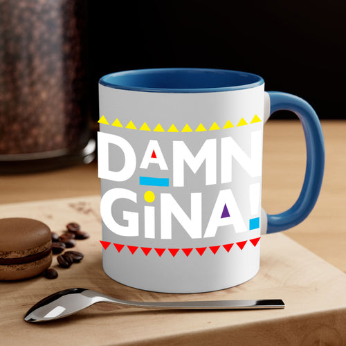 damn gina 178#- black words - phrases-Mug / Coffee Cup