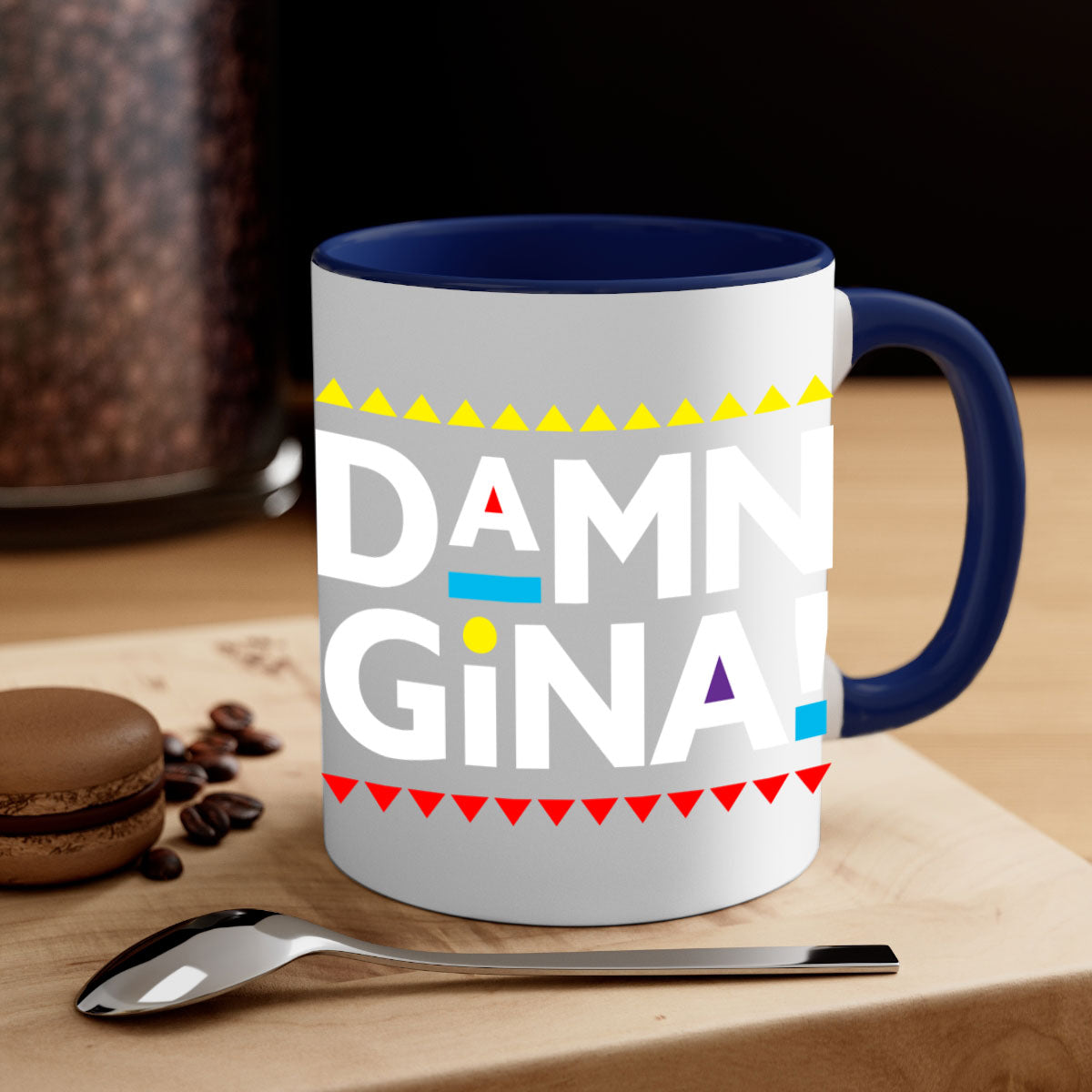 damn gina 178#- black words - phrases-Mug / Coffee Cup