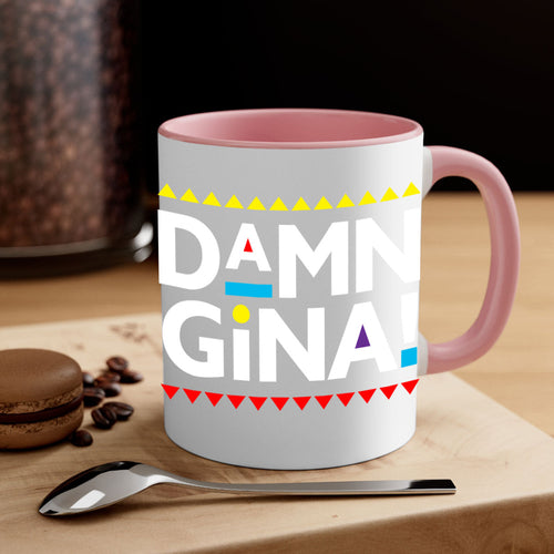 damn gina 178#- black words - phrases-Mug / Coffee Cup