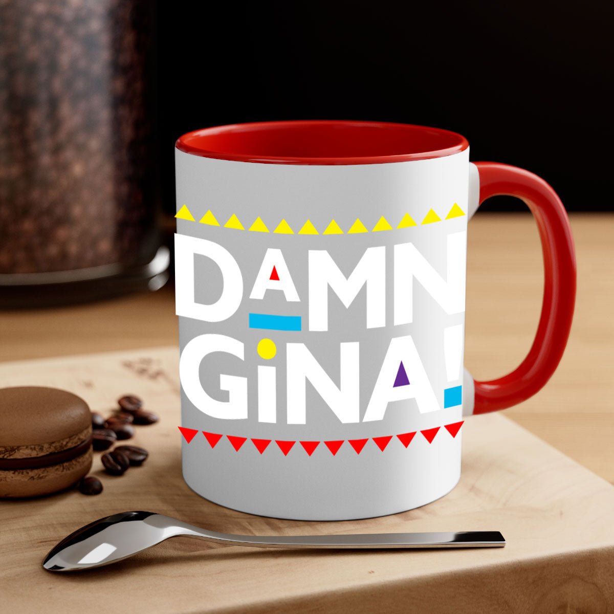 damn gina 178#- black words - phrases-Mug / Coffee Cup