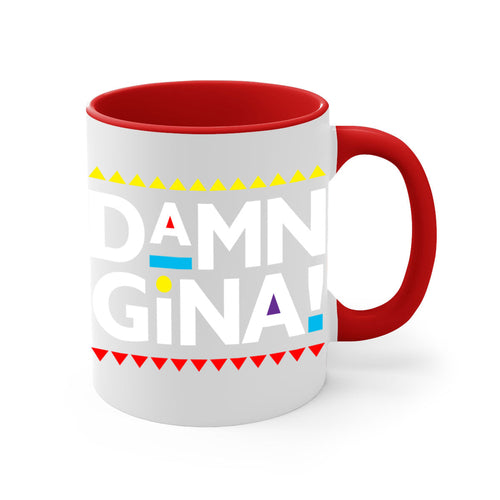 damn gina 178#- black words - phrases-Mug / Coffee Cup