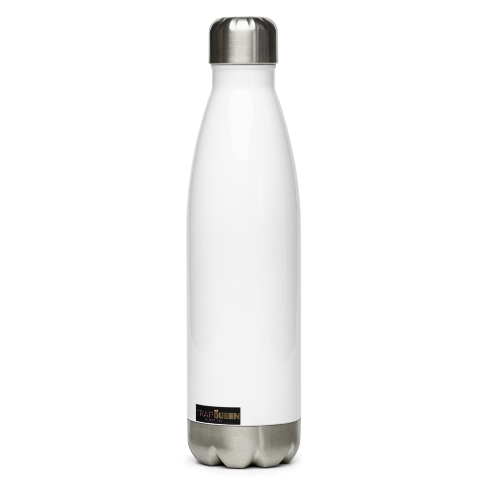 TRAP QUEEN ESSENTIALS STAINLESS STEEL WATER BOTTLE__Self Made_HUSTLE Collection