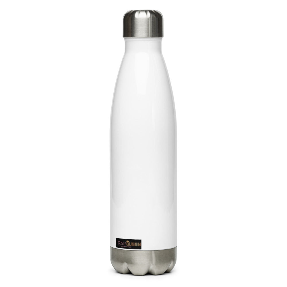 TRAP QUEEN ESSENTIALS STAINLESS STEEL WATER BOTTLE__Rated U for Unbothered_AFFIRMATION Collection
