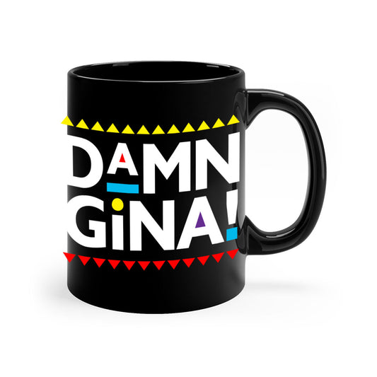 damn gina 178#- black words - phrases-Mug / Coffee Cup