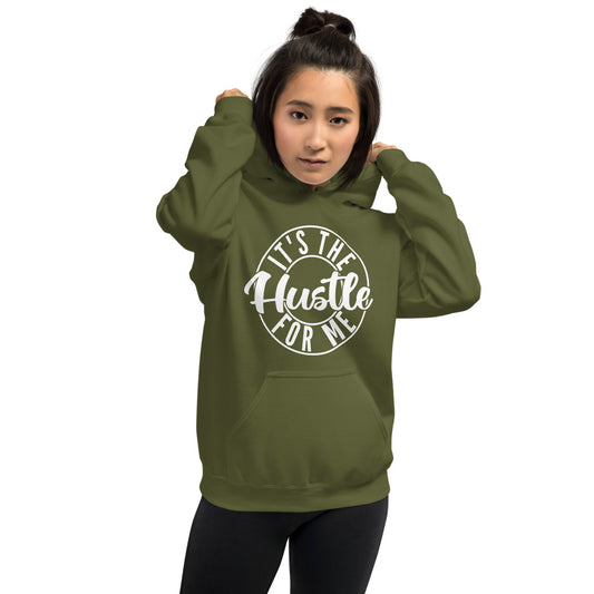 TRAP QUEEN ESSENTIALS UNISEX HOODIE_It's The Hustle For Me_HUSTLE COLLECTION
